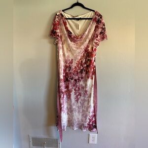 SLNY Cowl Neck Dress